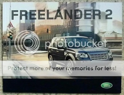 LAND ROVER Freelander 2 Sales Brochure 2009 Model Year #2633/08 i6 Auto TD4 - Image 1 of 4