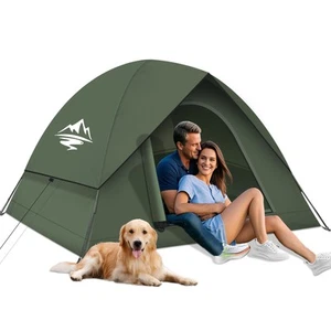 Purebox Tenda da Campeggio per 2-3 Persone, Tenda a Cupola, Tende Impermeabili e Antivento, - Foto 1 di 5