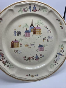 Heartland Our Country Farm Szene Steinzeug Teller NEWCOR 6004 1986 - Bild 1 von 6