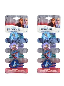 Frozen II Elsa Anna Olaf Girls Elastic Hair Ties Ponies 8-CT - Picture 1 of 2