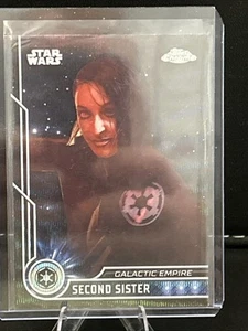 2023 Topps Chrome Star Wars Seconda Sorella Onda Nera # 27 - Foto 1 di 12
