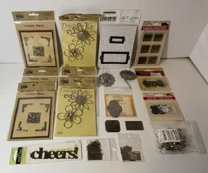 Gran Lote de Artesanía para Álbumes de Recortes Adornos de Metal (16) 7 Gitanos, Prensa Pixie - Imagen 1 de 14