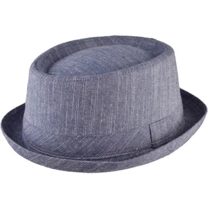 Unisex Cotton Pork Pie Trilby Hat Rude Boy Ska Soul Summer Sun Bucket Cap, Hats - Picture 1 of 3