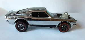 Vintage 1969 Hot Wheels Chrome Ford Mustang Boss Hoss Excellent Condition - Picture 1 of 7