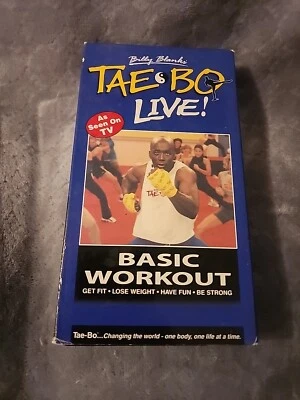 Tae Bo Live! VHS  Video Tape Used Movie BillyBlanks - Image 1 of 4