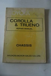 Toyota Corolla and Trueno Repair Manual Chassis. Softcover. - Picture 1 of 1