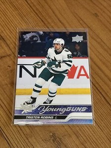 23-24 2023-24 Upper Deck 1 Tristen Robins ROOKIE Young Guns #223-Sharks