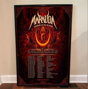 MARAUDA - Voyage Of The Slayer Tour 2024 Poster - Picture 1 of 7