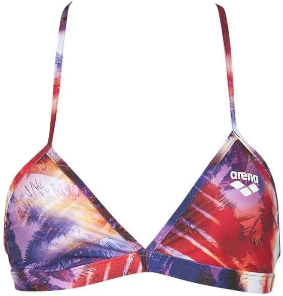 Traje de baño Arena para mujer talla 26 palma atada espalda bikini top mirtilla/multicolor 800 Foto 1 de 1