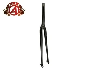 ALTA Bicycle Bike 700 Steel Fork 1-1/8" THREADLESS 309 BLACK FIXIE CRUISER BIKE - Picture 1 of 1