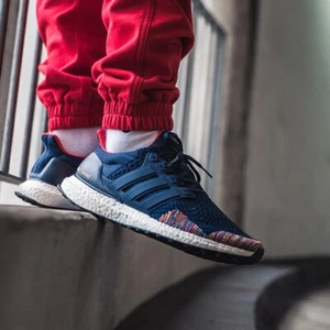 Adidas Ultra Boost LTD Limited 1.0 MultiColor Toe Navy Red BB7801 Men's 10 Shoes - Picture 1 of 12