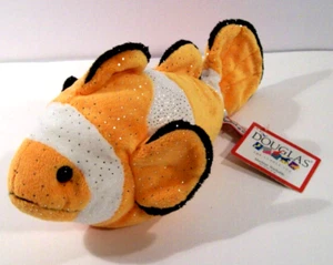 New Douglas Cuddle Toy 9" Bobo Glitter Clown Fish Plush - Picture 1 of 2