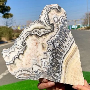 1.19LB Natural Stripe calchite stone quartz tumble shape spiritual energy - Picture 1 of 24