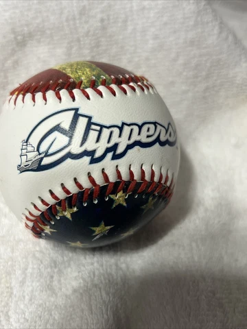 Vintage Columbus Clippers Baseball American Flag Clean Unused New Old Stock Cover