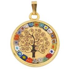GlassOfVenice Murano Glass Tree of Life Millefiori Pendant