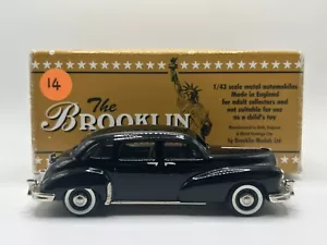 Brooklin BRK89 - 1949 berlina a scacchi nera scala 1/43 14 BRK 89 - Foto 1 di 17