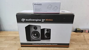 Audioengine 2+ (A2+BT) Wireless Bluetooth Powered Speakers W/ Stands Open Box - Picture 1 of 16
