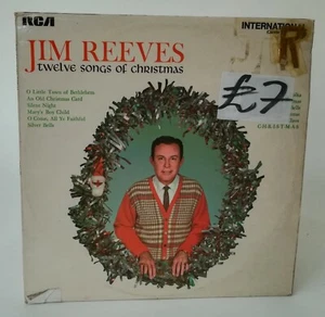 Jim Reeves - Twelve Songs Of Christmas - Music Vinyl Record Album - Picture 1 of 4