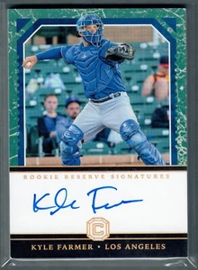 2018 Panini Chronicles Cornerstones Kyle Farmer Marble Auto Rookie RC #/10 SP - Picture 1 of 2