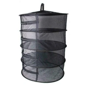 Red seca de hierba colgante premium de 4 capas - estante con cremallera negra de 60 cm - Imagen 1 de 1
