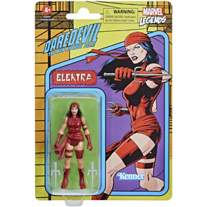 Hasbro Marvel Legends 10cm Retro 375 Collection Elektra Action Figure Toy
