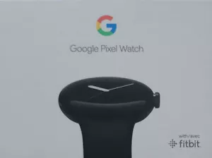 Google Pixel Watch - Matte Black Stainless Steel / Obsidian Active Band - Picture 1 of 2