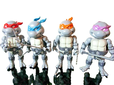TMNT Hybrid Metal Figuration Mini-SDCC 2016 exclusivo conjunto suelto Foto 1 de 4