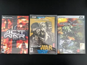Lotto Guerra Act of War + Another War + Apache Havoc Videogioco PC DVD battaglie - Imagen 1 de 1