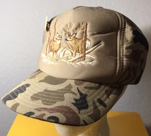 Vintage Pennsylvania Deer Hunting Whitetail Camo Snapback Hat Cap Adjustable - Picture 1 of 5