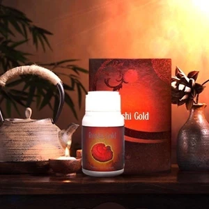Gano Excel Reishi Gold *100 Kapseln* Ganoderma Lucidium Extrakt Body Detox - Bild 1 von 13