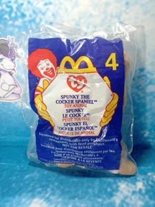 McDonalds Happy Meal Ty Beanie Babies 1999 #4 Spunky The Cocker Spaniel Nuevo - Imagen 1 de 2