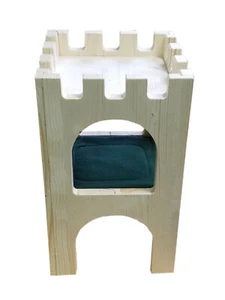 Meerschweinchen Kaninchen Pipi Pad Pipipad Fleecehaltung Burgturm Burg 80051 - Bild 1 von 12