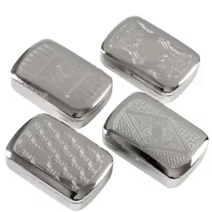 Tobacco Rolling Storage Container Box Metal Automatic Cigarette Smoking Case - Picture 1 of 12