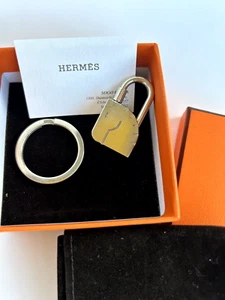 HERMES Schlüsselanhänger Cadena Pferd Cheval Silber echt HERMÈS - Bild 1 von 13