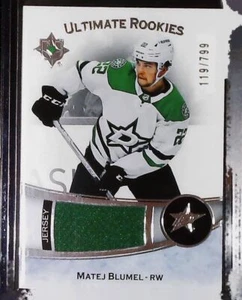 2022-23 Upper Deck Ultimate Collection Matej Blumel Ultimate Rookies Jersey - Picture 1 of 2
