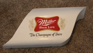 Vintage Miller High Life "The Champagne Of Beers" Wall Hanging Small Beer Sign - Picture 1 of 4