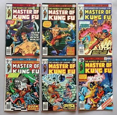 6x Marvel Comics Master of Kung Fu Konvolut US Comics 70er Jahre # A-813 - Bild 1 von 4