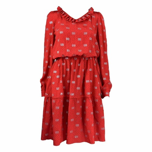 New With Tags Balenciaga Fall 2017 Runway Dress Monogram Rhinestones