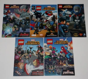 Lego ® Lot de 5 Petits Magazine Papier Super Heroes Collector 12 X 17 CM 5 Pages - Picture 1 of 1