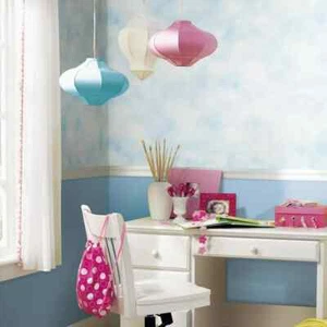 RoomMates Cloud Blue Peel and Stick Wallpaper - Picture 1 of 11