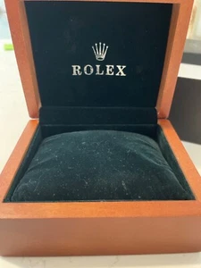 Rare Rolex Wooden Presentation watch box with outer box - Picture 1 of 5