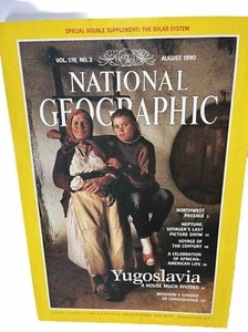 National Geographic Magazine August 1990 Yugoslavia Vintage Collectable p2 - Picture 1 of 11