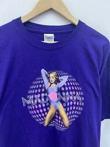 2006 Madonna Confession Tour lila T-Shirt Dance Pop Merch Größe XL - Bild 1 von 9