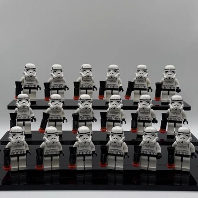 LEGO Star Wars Raro Soldado de Asalto Imperial Cabeza Amarilla sw0036 Minifigura Lote x18 Foto 1 de 4