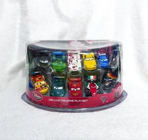 DISNEY PIXAR CARS 2 DELUXE FIGURINE PLAYSET 10-PC. STORE EXCLUSIVE NEW - Picture 1 of 13