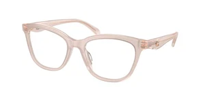 Authentic Coach Eyeglasses HC6232U 5809 Frosted Pearly PinkFull Rim Glasses 53MM - Picture 1 of 2