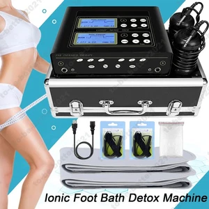 Body Detox Macchina Ion Array Pediluvio Spa Pulizia Ionica Cintura Vita Disintossicazione - Foto 1 di 14
