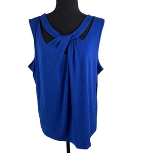 Top Nine West Sin Mangas Twist con Corte Elástico XL NUEVO CON ETIQUETAS - Imagen 1 de 12