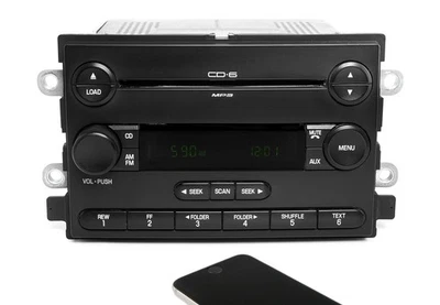 Radio CD Ford Five Hundred AMFM 07 6 discos Mp3 con actualización Bluetooth 7G1T-18C815-BA Foto 1 de 4