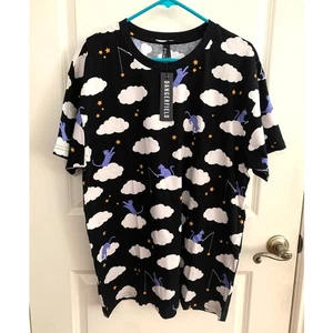 NWT Modcloth x Dangerfield Feline Like a Dream Graphic Tee in Black AU 12 (US 8) - Picture 1 of 6
